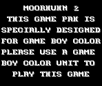 Game Boy Error Message - Moorhuhn 2: Die Jagd Geht Weiter (GER)