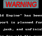 Warning Screen (2.1.x) - Boll Deluxe / Sonic Boll