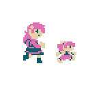 Minky Momo (Super Mario Bros. NES-Style) - Magical Princess Minky Momo Customs