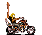 Bat Thug on Motorcycle - Vendetta