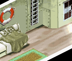 Salty's Riverboat Captain's Quarters - The Urbz: Sims in the City