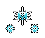 Urchin and Small Urchin (Super Mario Bros. 3 Style) - Mario Customs