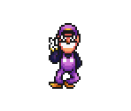 Waluigi (SMB1 SNES-Style) - Mario Customs