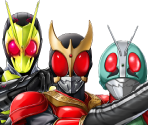 Full-Body Rider Portraits - Kamen Rider Defense Warriors