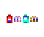 Ghosts (128x128) - Super Pac-Man (J2ME / BREW, Americas)