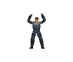 Man in Blue Jumpsuit