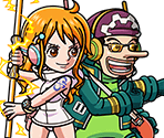 #4439 - Nami & Usopp - Unexpected Aid During the Incident - One Piece: Treasure Cruise