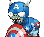 Captian America Zombie - Plants vs. Zombies 3: Zombie Farm