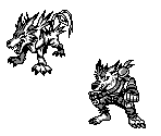 Garurumon & WereGarurumon - Digimon Adventure 02: Digital Partner