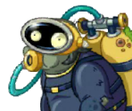 Deep-Diving Zombie - Plants vs. Zombies 2