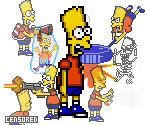 Bart (Itchy & Scratchy) - The Simpsons: Bart's Nightmare