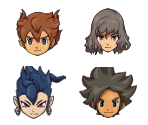 Headshots - Inazuma Eleven GO Galaxy: Big Bang / Supernova