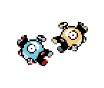 #0081 Magnemite (Remastered Gen-2 Style) - Pokémon Generation 1 Customs