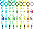 Bullets and Generic Items - Touhou Kinjoukyou (Fossilized Wonders)