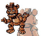 Freddy Fazbear (FNaF1, Pokemon G/S/C Style) - Five Nights at Freddy's Customs