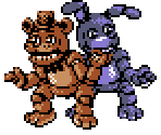 Animatronics (FNaF1, Pokémon G/S/C-Style) - Five Nights at Freddy's Customs