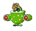 Bowser in Clown Car (Diddy Kong Pilot, SMW-Style) - Mario Customs