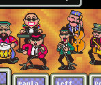 The Runaway Five (Battle Sprites) - EarthBound Customs