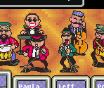 The Runaway Five (Battle Sprites) - EarthBound Customs