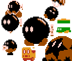 Bob-omb & Related Enemies (SMB-style) - Mario Customs