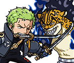 #4469 - Zoro VS Lucci - Battling Swords and Hand Pistols - One Piece: Treasure Cruise