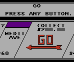 Board Spaces Screen (USA) - Monopoly