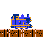 Thomas (SMB1 NES-Style) - Thomas The Tank Engine Customs
