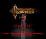 Title Screen (2D Elements) - Castlevania 64