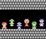 Toads (All Night Nippon: Super Mario Bros.-Style) - Mario Customs