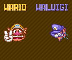 All-Stars SMB3 Wario and Waluigi Battle Game Icons - Wario Customs
