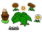 Supporting Plants (NES-Style) - Plants vs. Zombies Customs