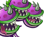 Three-Headed Chomper - Plants vs. Zombies Heroes