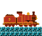 James (SMB1 NES-Style) - Thomas The Tank Engine Customs
