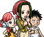 #4021 - Makino & Luffy & Uta - One Piece: Treasure Cruise