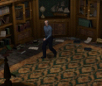 Dexter in the Library Cinematic
