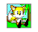 Sonic CD Application Icon (Windows 95, 32x32, Expanded) - Sonic the Hedgehog Customs