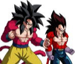 Super Saiyan 4 Goku & Super Saiyan 4 Vegeta