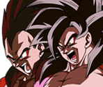 Saiyan Warriors with Ultimate Power - Super Saiyan 4 Goku & Super Saiyan 4 Vegeta