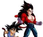 Goku (GT) & Super Saiyan 4 Vegeta