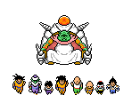 Overworld Characters - Dragon Ball Z: Legend of the Super Saiyan (JPN)