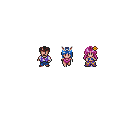 Bartender, Bunny & Dancer - Dragon Quest 3 (JPN)