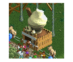 Ice Cream Cone Stall - RollerCoaster Tycoon 2