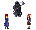 Zoe Belmont, Dolores Belmont, & Death - Castlevania: Order of Shadows (Large)