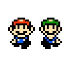 Mario and Luigi (Earthbound Beginnings-Style) - Mario Customs