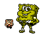 SpongeBob (Earthbound 0/Mother 1-Style) - SpongeBob SquarePants Customs