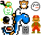 Tileset and Sprites - Game & Watch: Super Mario Bros.