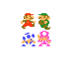 Playable Characters - Super Mario Bros. Remastered