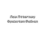 Fonts - Pachislot Ace Attorney / Pachislot Gyakuten Saiban