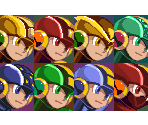 MegaMan.EXE Style Change Portraits - Mega Man Battle Network Customs