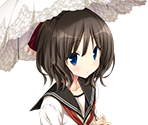 Minazuki Hotaru - Umbrella - Bustshots - Amatsutsumi